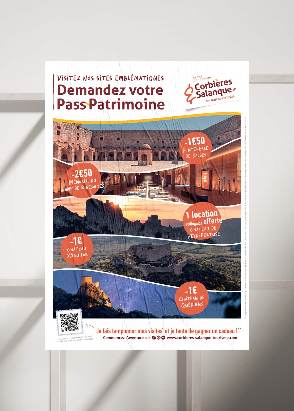 052024_Affiche-Mockup_OTCS Visite, dégustation, vente de vin à Tautavel.