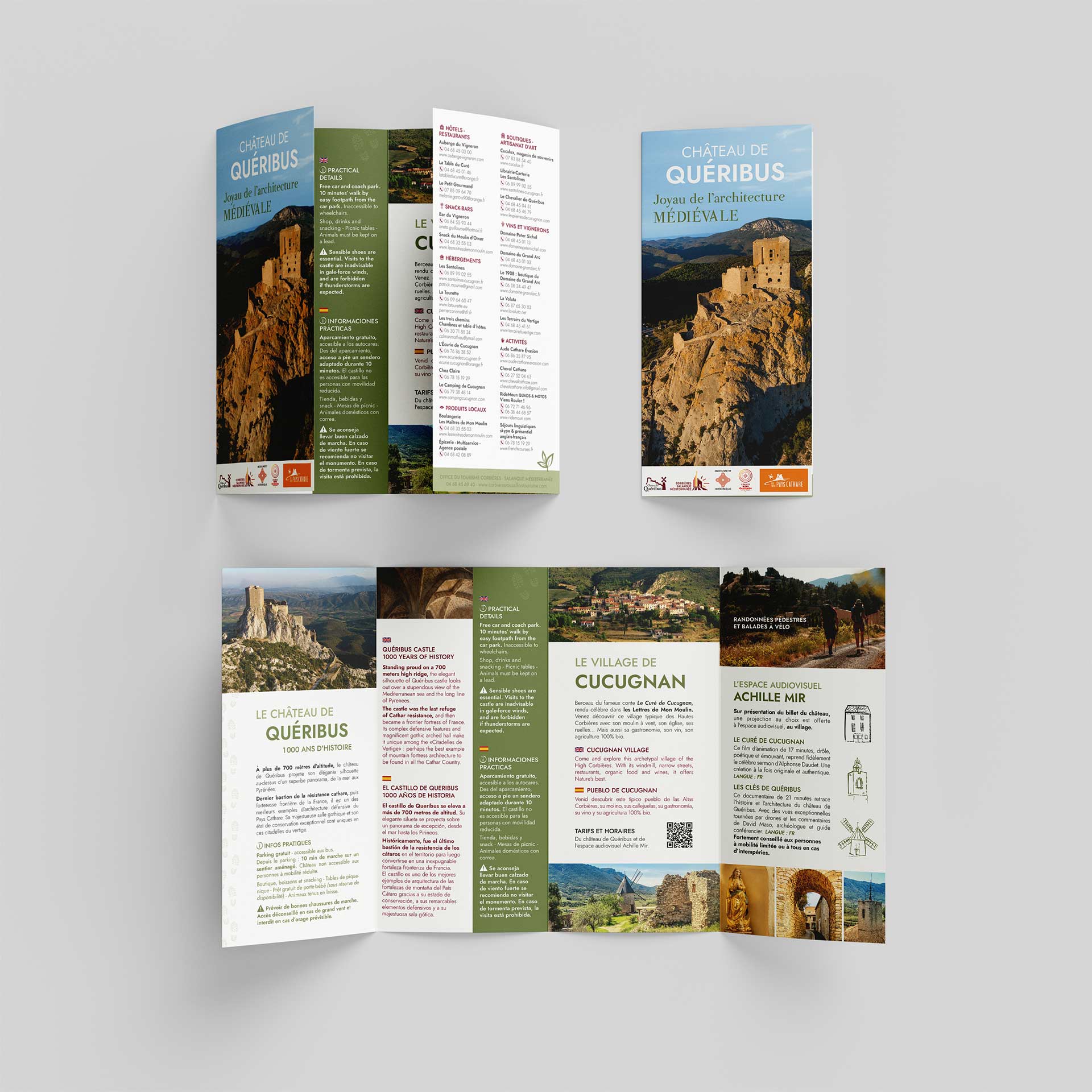 052024_Mockup-Quéribus_Free_Quad_Fold_Flyer_Mockup_8 Plaquette promotionnelle.