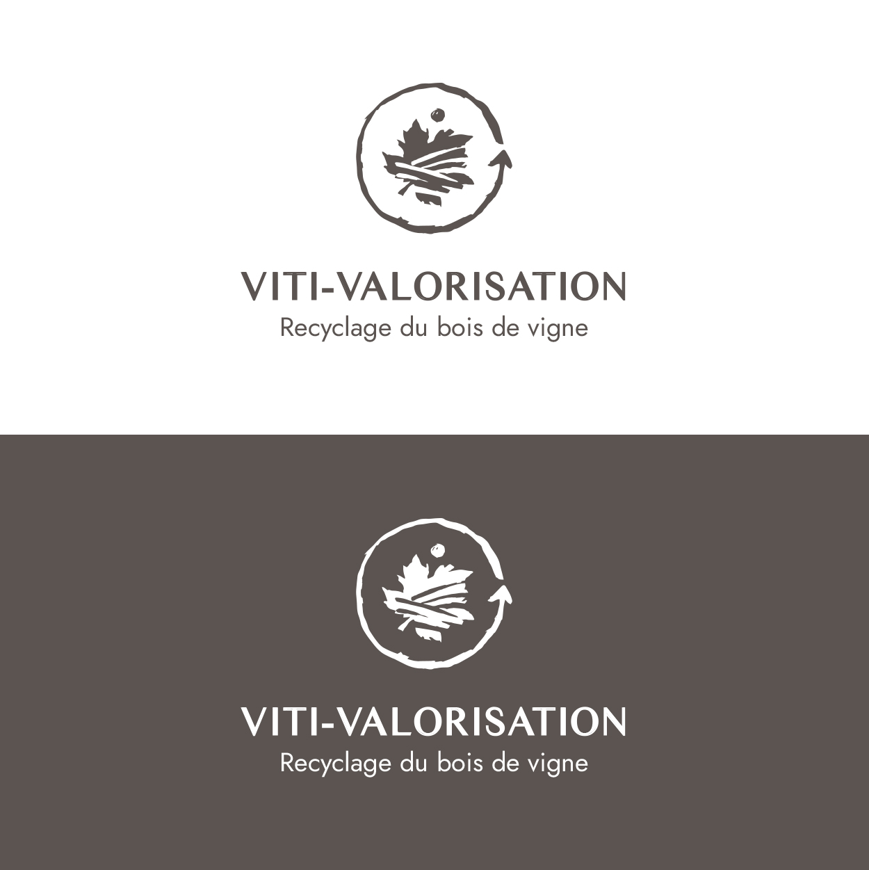 112024_Logo-Monochrome_VitiValorisation Variantes monochrome du logo VitiValorisation.