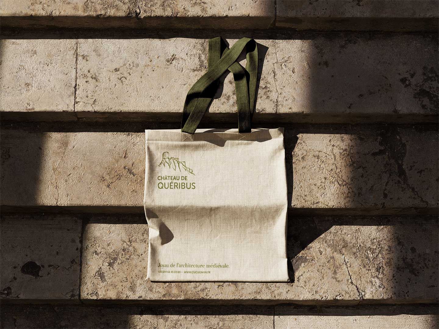 Totebag Château de Quéribus.