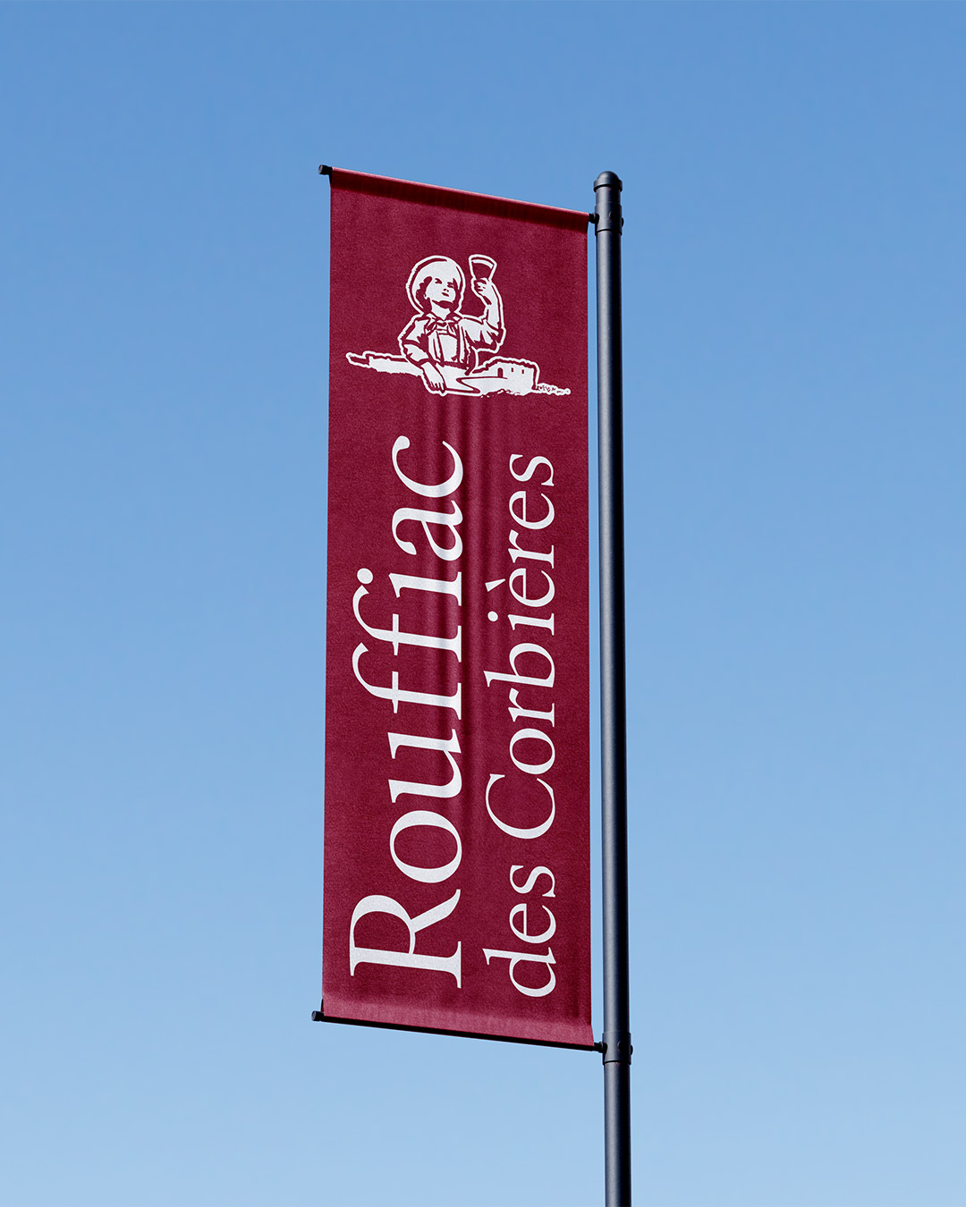 Mockup du logo de la Mairie de Rouffiac-des-Corbières.